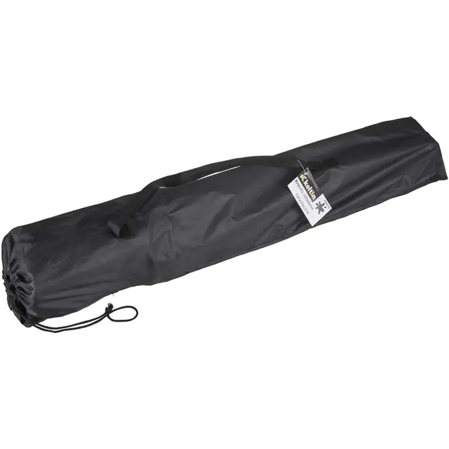 Keltin Opvouwbare toeristenstoel - Zwart - Duurzaam polyester - Stabiel stalen frame - Inclusief draagtas