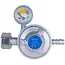 GEKO Gas aansluitset - drukregelaar met manometer - 2m slang - 37 mbar - veelzijdig gebruik