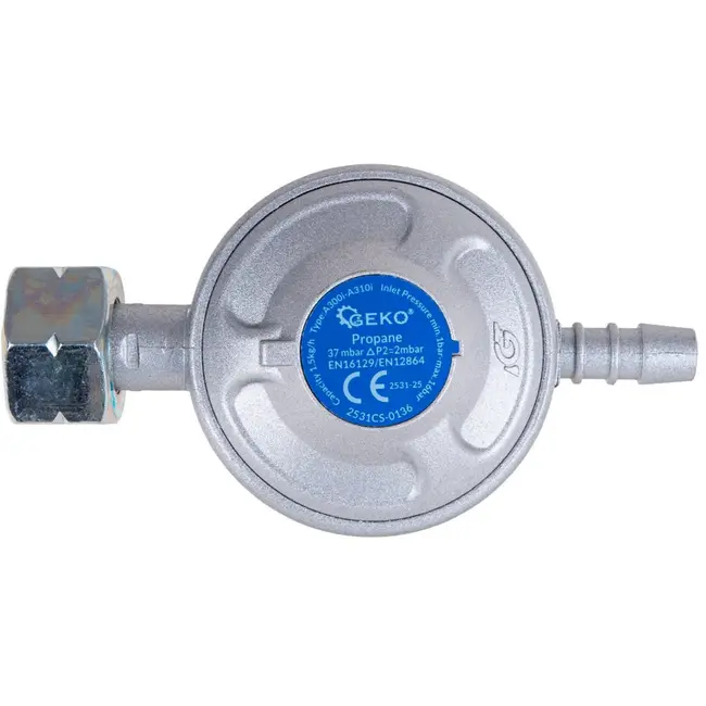 GEKO Gas Aansluitset - Regulator - 2m Slang - Veiligheid en Betrouwbaarheid