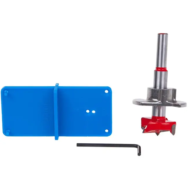 GEKO 35mm boormal voor verborgen scharnieren - verstelbare diepte - duurzame carbide snijder