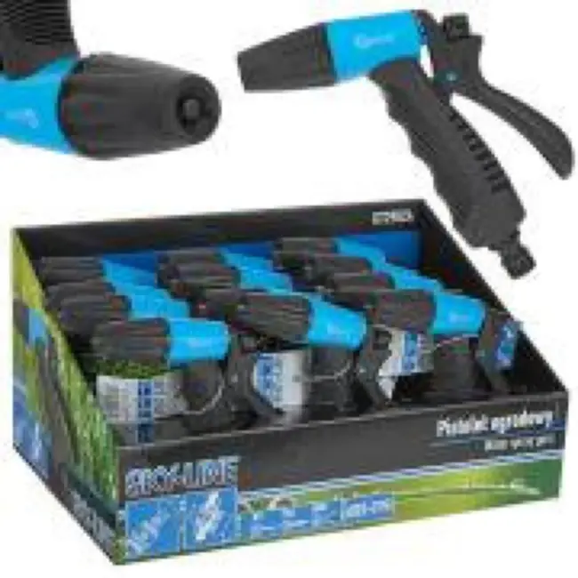 GEKO Verstelbare tuinsproeier - Ergonomisch ontwerp - Duurzaam kunststof - Instelbare waterstraal - Comfortabele grip - 12 stuks