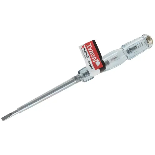 Tvardy Spanningsmeter - Ergonomisch - 185 mm - 100-250V - Transparant Handvat - 24 stuks