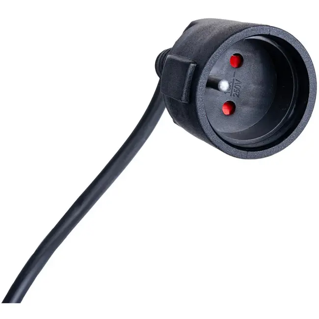 Keltin Bouwplaats verlengkabel - 40m - IP44 - Zwart - Veilig en Duurzaam