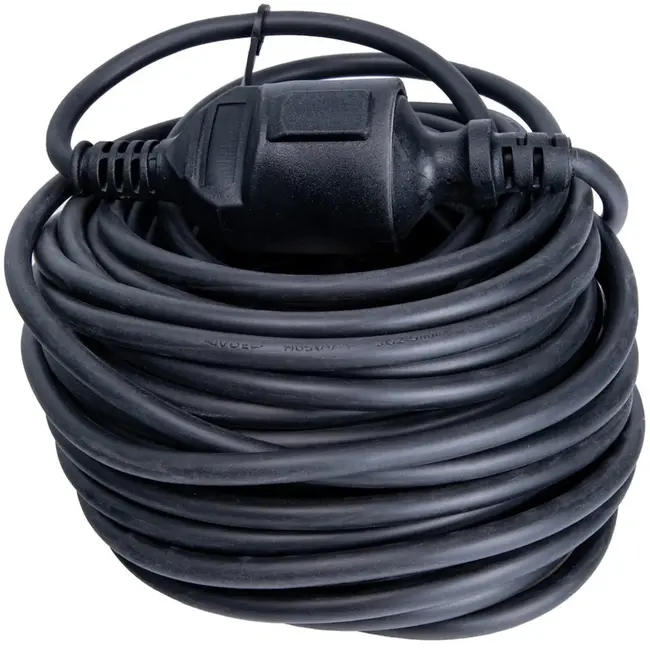 Keltin Bouwplaats verlengkabel - 20m - IP44 - Robuust en Weerbestendig