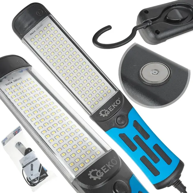 GEKO LED werkplaatslamp - 15W - Magnetisch & Ophangbaar - 5m Kabel