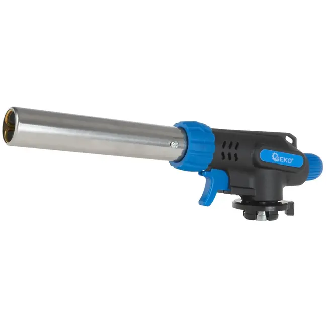 GEKO Gasbrander - Lang mondstuk - Piezo-ontsteking - Vlamregeling - 1,1 kW
