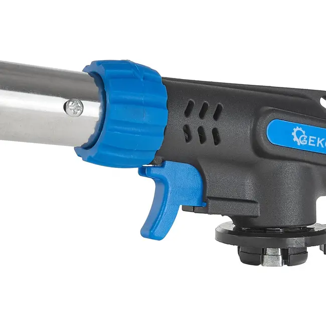 GEKO Gasbrander - Lang mondstuk - Piezo-ontsteking - Vlamregeling - 1,1 kW