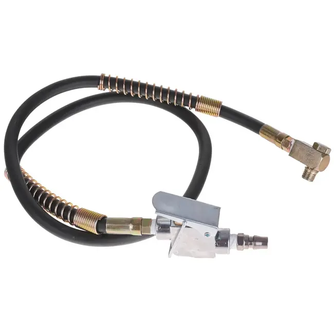 GEKO Pneumatische adapter voor hydraulische pompen - 12 cm cilinder - 130 cm slang