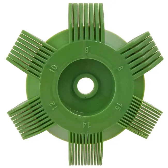 GEKO Lamellenkam - 6 Maten - Radiator en Condensor - Ergonomische Grip - Duurzaam