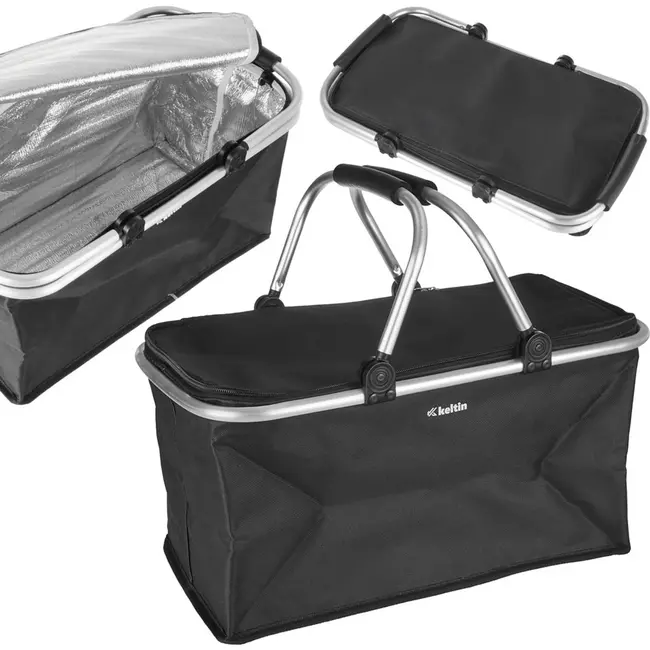 Keltin Opvouwbare thermische picknickmand - 30L - Aluminium frame - 45x27x22 cm