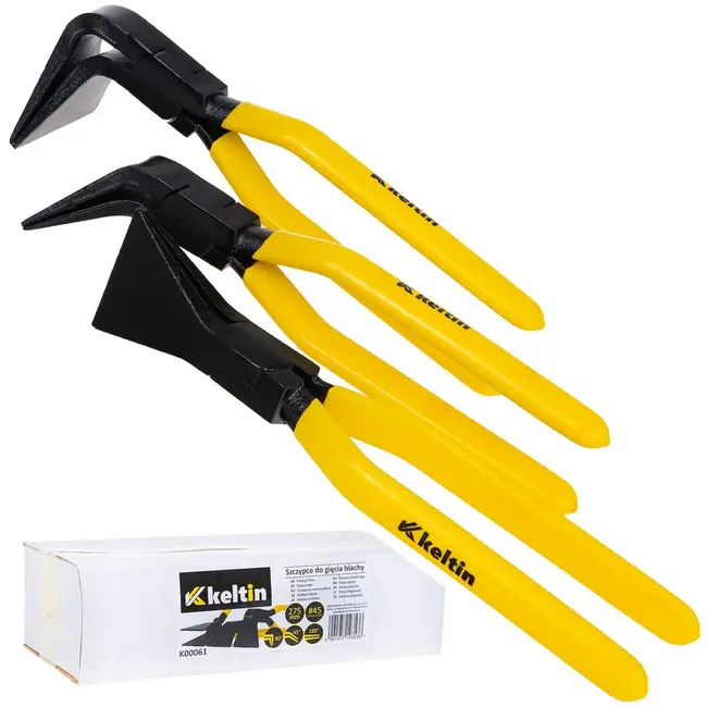 Keltin Vouwtangen set - 3 stuks - Ergonomisch ontwerp - 275 mm - Geel