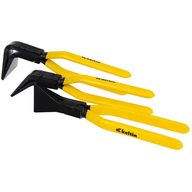 Keltin Vouwtangen set - 3 stuks - Ergonomisch ontwerp - 275 mm - Geel
