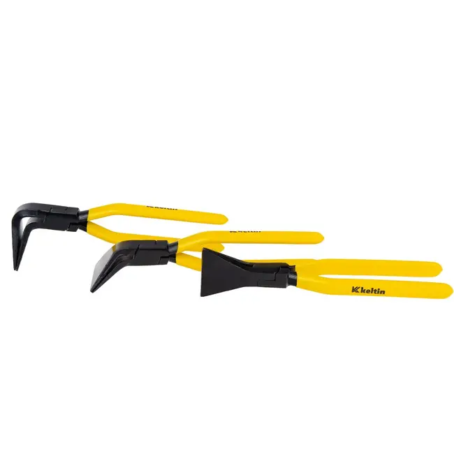 Keltin Vouwtangen set - 3 stuks - Ergonomisch ontwerp - 275 mm - Geel