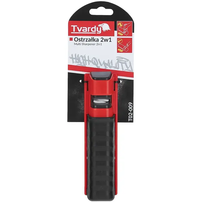 Tvardy 2-in-1 slijper - veelzijdig en compact - keramische precisie - 12 stuks