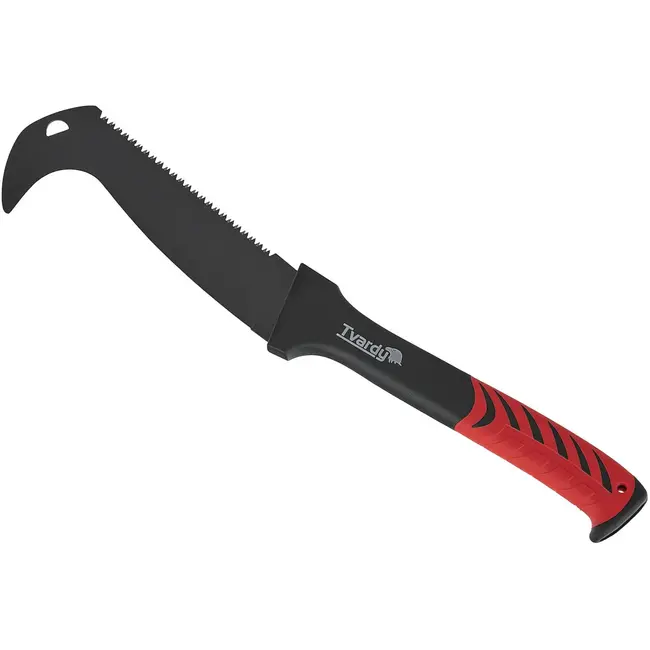 Tvardy Krachtige borstelbijl met zaagfunctie - Duurzaam staal - Ergonomische grip - 53 cm - Compact en veelzijdig