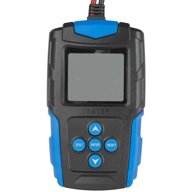 GEKO Batterijtester - LCD Display - 12/24V - 3Ah-200Ah - Lange Kabels