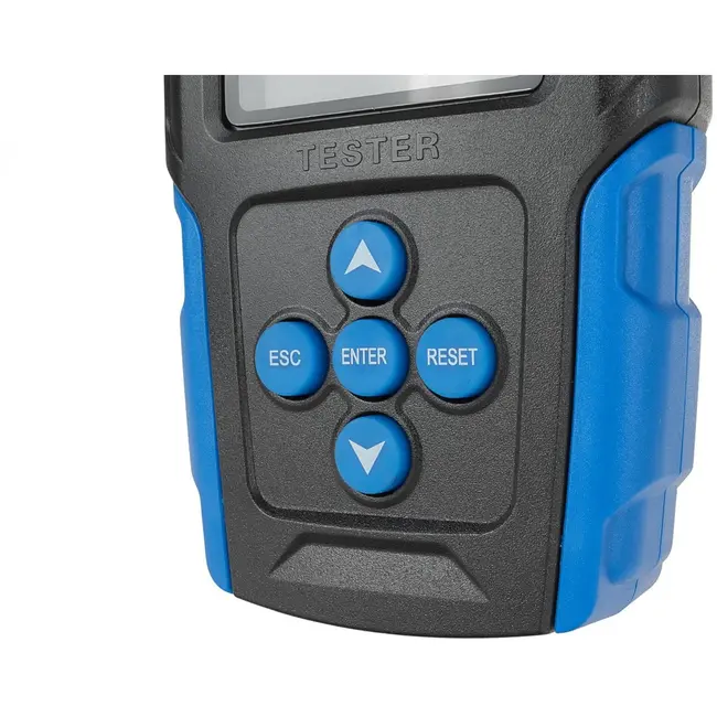 GEKO Batterijtester - LCD Display - 12/24V - 3Ah-200Ah - Lange Kabels