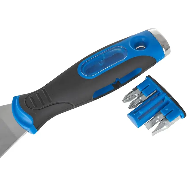 GEKO Multifunctionele verfkrabber - Ergonomisch - Met bits en opbergruimte