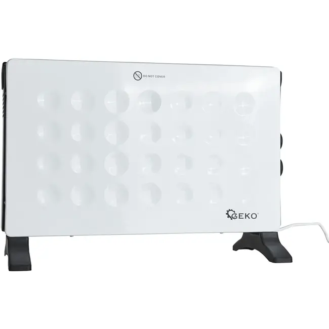 GEKO Convector kachel - modern design - 3 warmtestanden - 2000W - wit - draagbaar