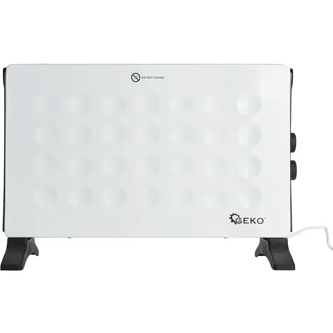 GEKO Convector kachel - modern design - 3 warmtestanden - 2000W - wit - draagbaar