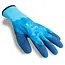 GEKO Waterdichte winterwerkhandschoenen - Thermisch geïsoleerd - Latexcoating - Maat 11 - Blauw - 12 stuks