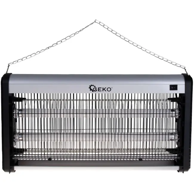 GEKO UV insectenlamp - 30W - Veilig & effectief - Makkelijk schoon te maken - Inclusief ophangketting