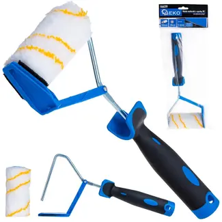 GEKO Compacte verfroller - precisie schilderen - ergonomische grip - 10 cm - polyacryl