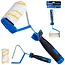 GEKO Compacte verfroller - precisie schilderen - ergonomische grip - 10 cm - polyacryl
