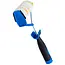 GEKO Compacte verfroller - precisie schilderen - ergonomische grip - 10 cm - polyacryl
