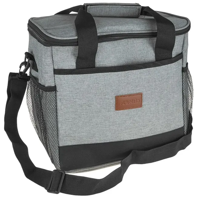 Keltin Thermische koeltas - 18L - Grijs - Inclusief 2 koelelementen - Tot 8 uur temperatuurbehoud