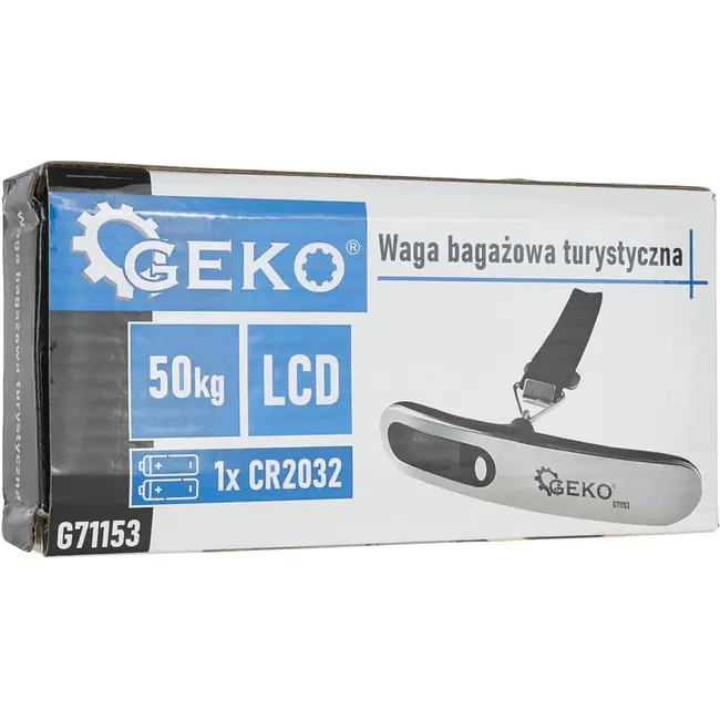 GEKO Digitale bagageweegschaal - 50 kg - Compact - LCD display - Meerdere gewichtseenheden