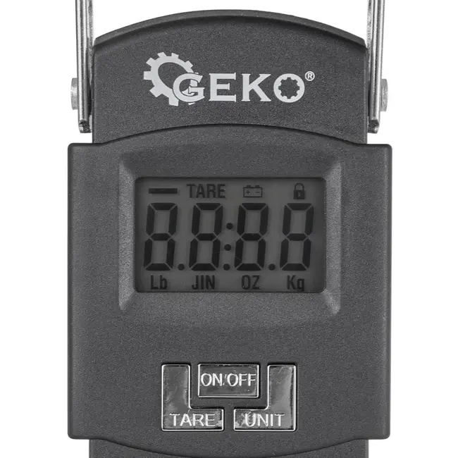 GEKO Digitale hangweegschaal - 50 kg - Backlit LCD - Compact en lichtgewicht