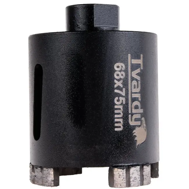 Tvardy Diamantboor - 68 mm - Laser-gelaste segmenten - Slijtvast - SDS+ aansluiting