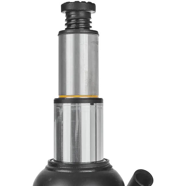 GEKO Hydraulische fleskrik - laag profiel - 20T - twee-traps zuiger - compact ontwerp