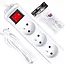 Keltin Witte verlengsnoer met schakelaar - 3 stopcontacten - 5 meter - Veilig en flexibel