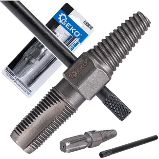 GEKO 2-in-1 schroefuitdraaiset - robuust 40Cr staal - M25-M35 bereik - 1/2" formaat