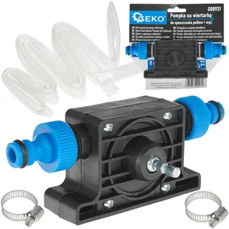GEKO Drill-aangedreven pomp - Compact - 3m slang - 2.4 m3/h - 3400 RPM