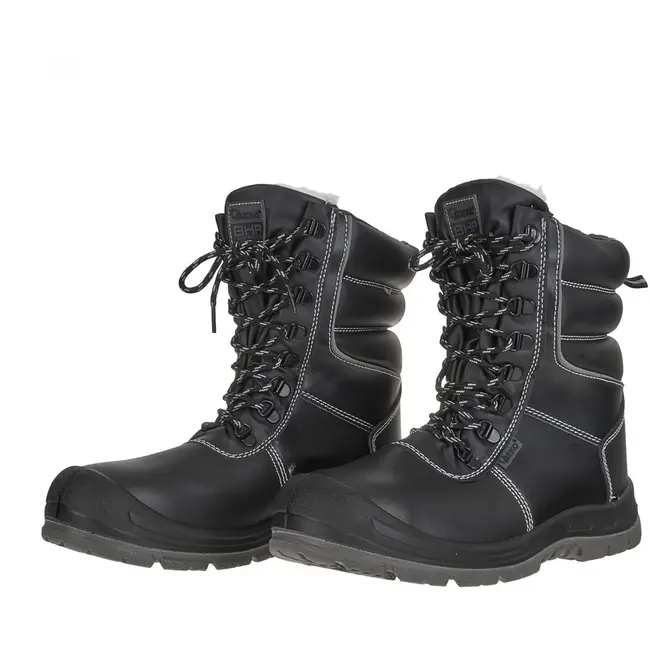 GEKO Isolerende winterveiligheidsschoenen - S3 - Antislip - Zwart - Maat 46