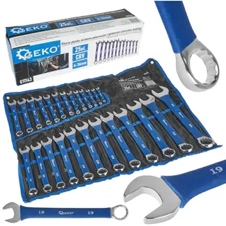 GEKO Combinatiesleutelset - AntiSlip Grip - 6-36 mm - 25-delig