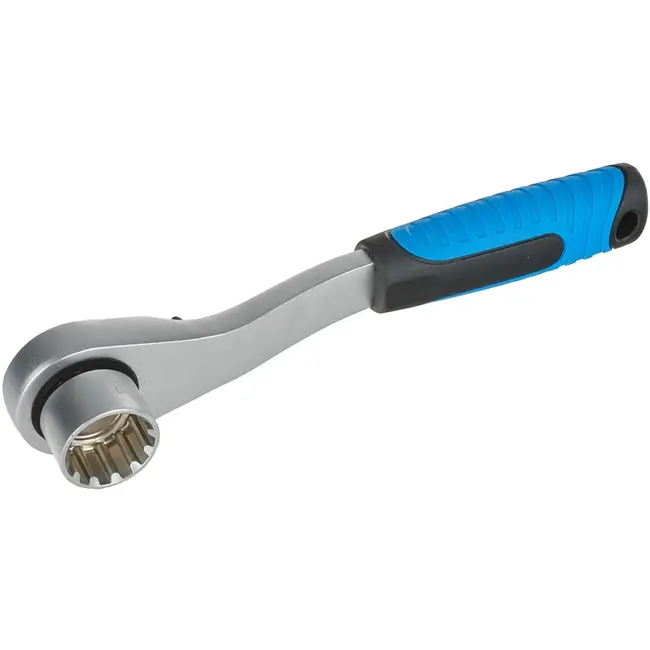 GEKO 17-delige spline dopsleutelset - CrV staal - Met ratel en adapters - 10-24 mm