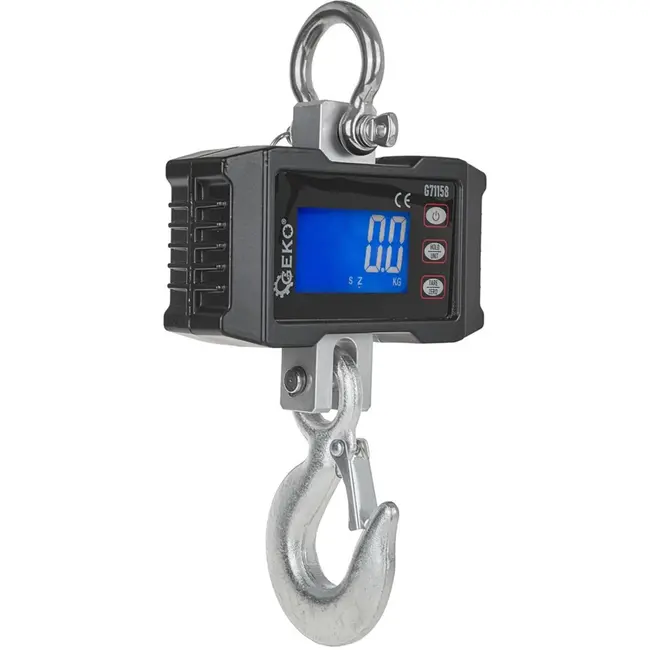 GEKO Digitale kraanweegschaal - Oplaadbaar - 1000 kg capaciteit - Klasse III nauwkeurigheid - Compact ontwerp