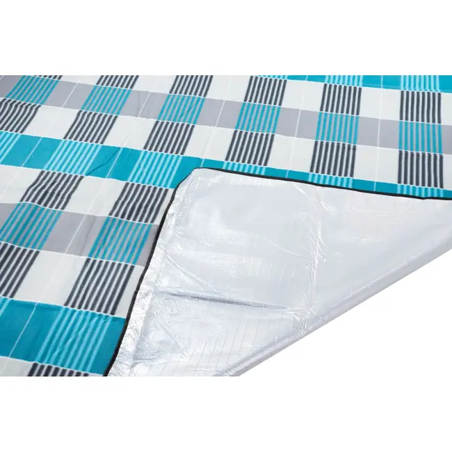 Keltin Geïsoleerde stranddeken - Waterbestendig - 200x200 cm - Grijs & Blauw