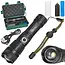 GEKO Tactische LED-zaklamp - 15W - 1500 lumen - Telescopische zoom - IPX8 waterdicht