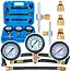 GEKO Motorfiets druktester - Nauwkeurige diagnose - Duurzaam staal - Complete set