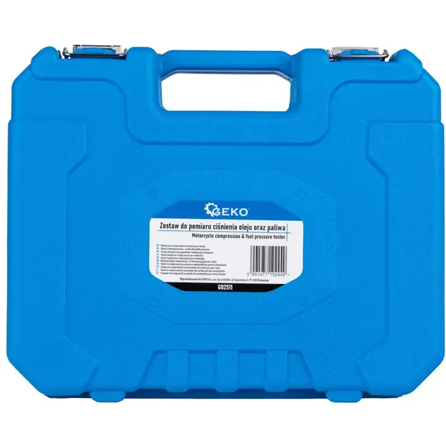 GEKO Motorfiets druktester - Nauwkeurige diagnose - Duurzaam staal - Complete set