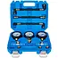 GEKO Motorfiets druktester - Nauwkeurige diagnose - Duurzaam staal - Complete set