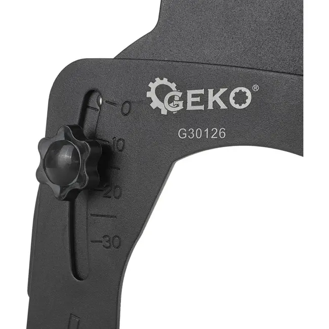 GEKO Stofkap haakse slijper - Duurzaam staal - Verstelbare diepte - Stofafzuiging - 115-125 mm