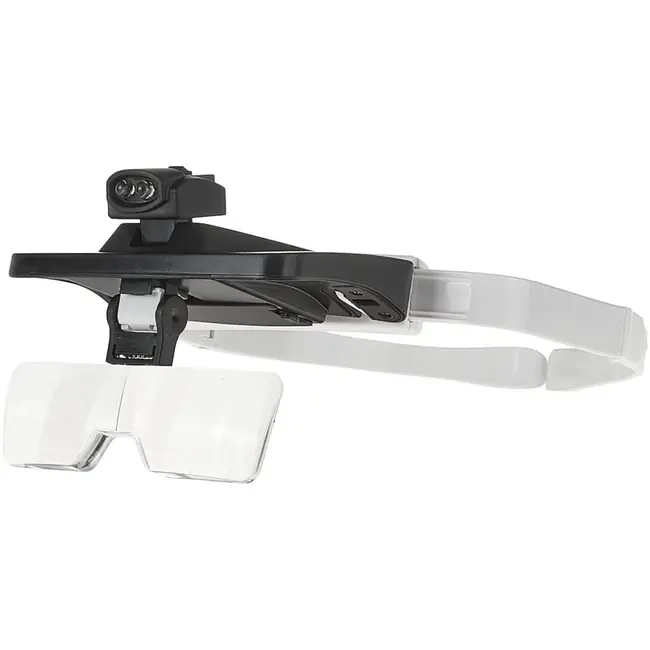 GEKO Vergrootglas met LED-verlichting - 5 verwisselbare lenzen - Lichtgewicht en verstelbaar ontwerp