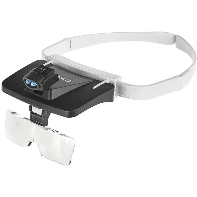 GEKO Vergrootglas met LED-verlichting - 5 verwisselbare lenzen - Lichtgewicht en verstelbaar ontwerp