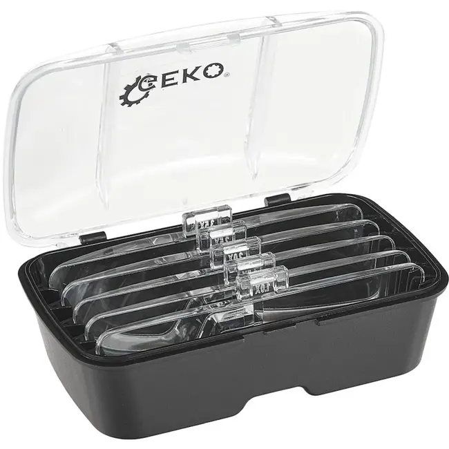 GEKO Vergrootglas met LED-verlichting - 5 verwisselbare lenzen - Lichtgewicht en verstelbaar ontwerp